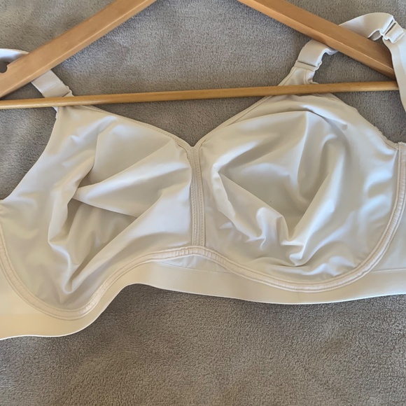 Catherines Intimates Beige Cream Silky Bra Sz.48C No underwire Full Coverage - Picture 12 of 13
